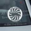Flat Coated Retriever Window Stickers