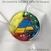 Rainbow Agility A-Frame Ornament