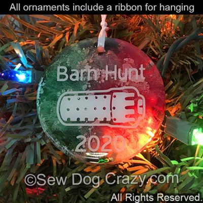 Barn Hunt Ornaments