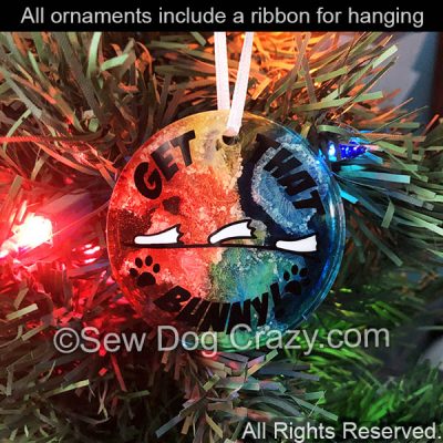 Lure Coursing Holiday Ornament