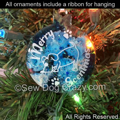 Scent Work Christmas Ornament