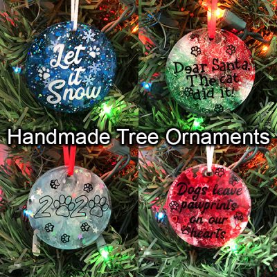 Handmade Dog Christmas Ornaments