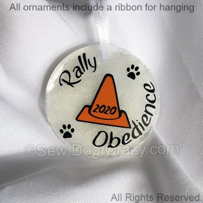 Rally Obedience Holiday Ornament