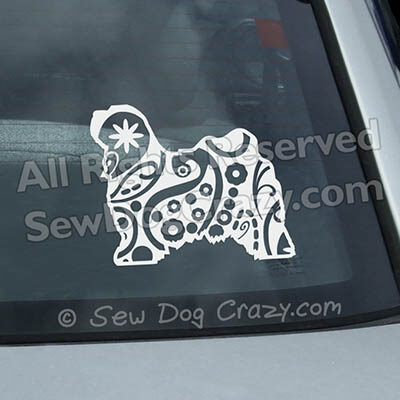 Tibetan Terrier Window Stickers