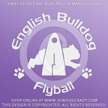 Bulldog Flyball Decals