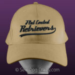 Embroidered Flat Coated Retriever Hat