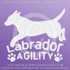 Labrador Retriever Agility Decals