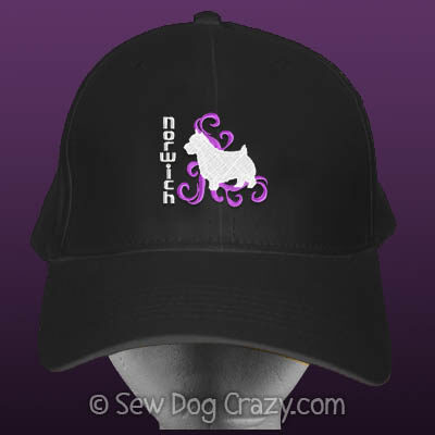 Embroidered Norwich Terrier Hat