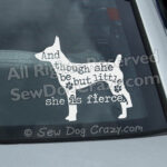 Rat Terrier Car Window Stickers