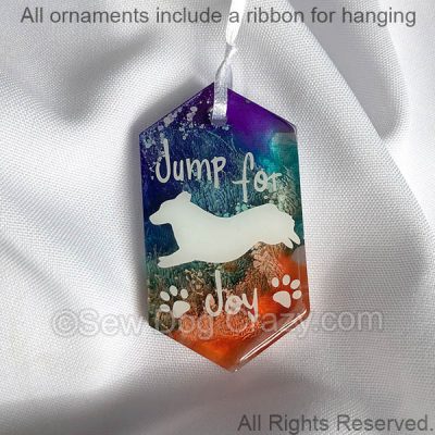 Corgi Jump For Joy Ornament