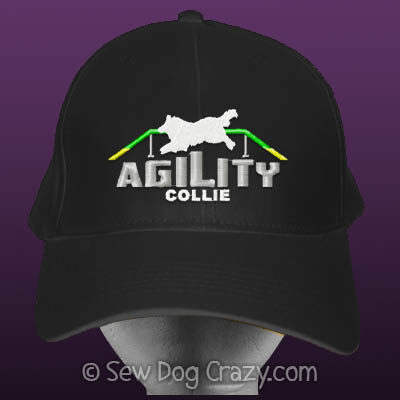 Embroidered Collie Agility Hat
