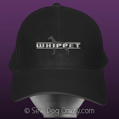 Embroidered Whippet Hat