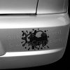 American Eskimo Dog Dock Jumping Car Decals