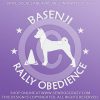 Basenji Rally Obedience Stickers