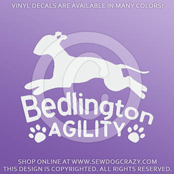 Bedlington Terrier AgilityDecals