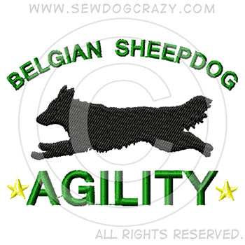 Belgian Sheepdog Agility GIfts