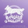Belgian Sheepdog Agility Decals