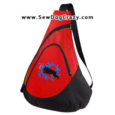 Embroidered Boxer Dock Jumping Bag