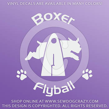 Boxer Flyball Decals