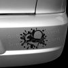 Dock Jumping Bull Terrier Car Stickers
