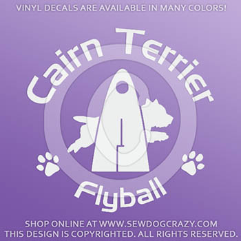 Cairn Terrier Flyball Decals