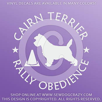 Cairn Terrier RallyO Decals