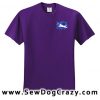 Embroidered Chesapeake Bay Retriever Dock Jumping Tshirt