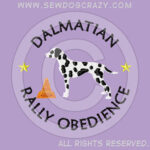 Embroidered Dalmatian Rally Obedience Gifts