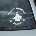 French Bulldog Flyball Window Stickers