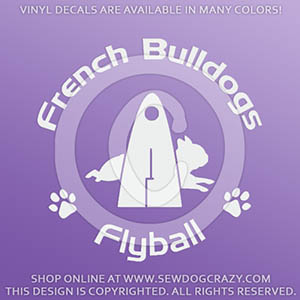 French Bulldog Flyball Decals