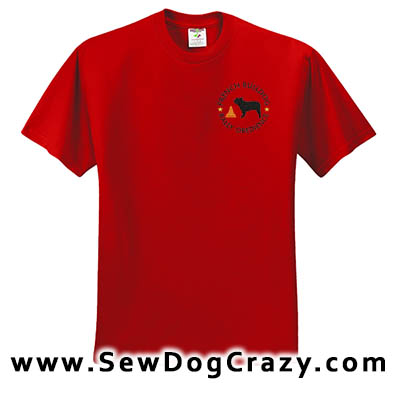 Embroidered French Bulldog Rally Obedience Shirts