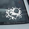 German Shorthaired Pointer Dock Jumping Window Stickers