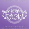 Italian Greyhounds Rock Decals