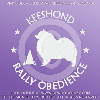 Keeshond Rally Decals