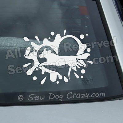 Dock Jumping Toller Car Window Stickers