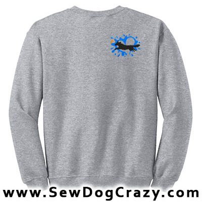 Embroidered Toller Dock Jumping Sweatshirt
