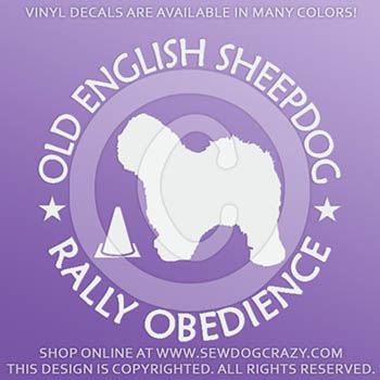 Old English Sheepdog Rally Stickers