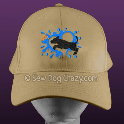 Embroidered Pit Bull Dock Jumping Hats