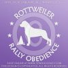 Rottweiler Rally Obedience Decals