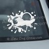 Dock Jumping Sheltie Car Window Stickers