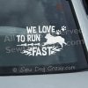 Australian Shepherd Lure Coursing Decals
