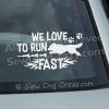 Fast Bernese Mountain Dog Decals