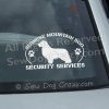 Protected by Bernese Mountain Dog Car Sticker