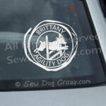 Brittany Agility Dog Window Stickers
