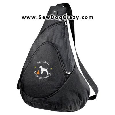 Embroidered Brittany Rally Obedience Bag
