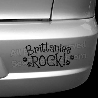 Brittanies Rock Bumper Sticker
