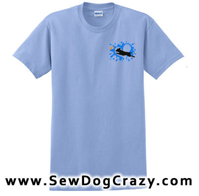 Embroidered Dock Jumping Chihuahua Tees