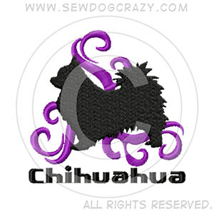 Tribal Longhaired Chihuahua Shirts