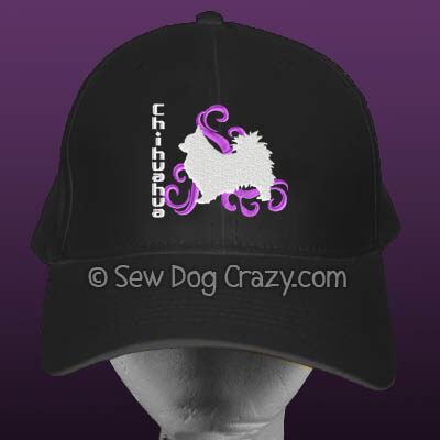 Embroidered Long Haired Chihuahua Hat