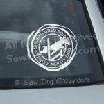 German Shorthaired Pointer Agility Window Stickers